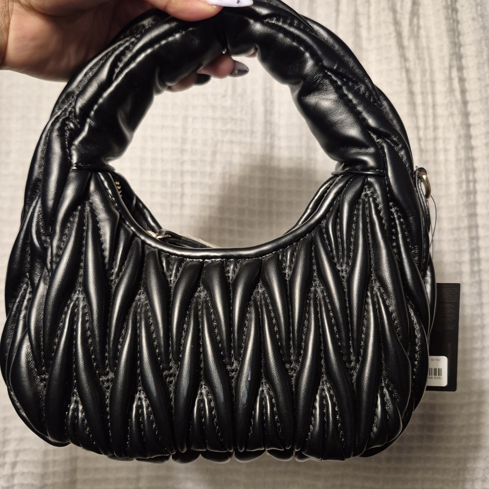 Forever 21 Black Quilted Mini Bag